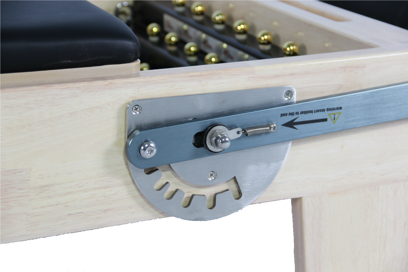 Meşe Reformer açı ayar mekanizması detayı